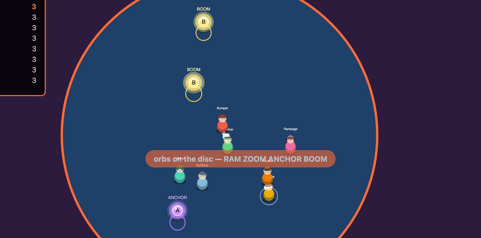 SHOVE gameplay &mdash; close on the action